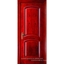 Porta de madeira superior do arco Interior de carvalho vermelho